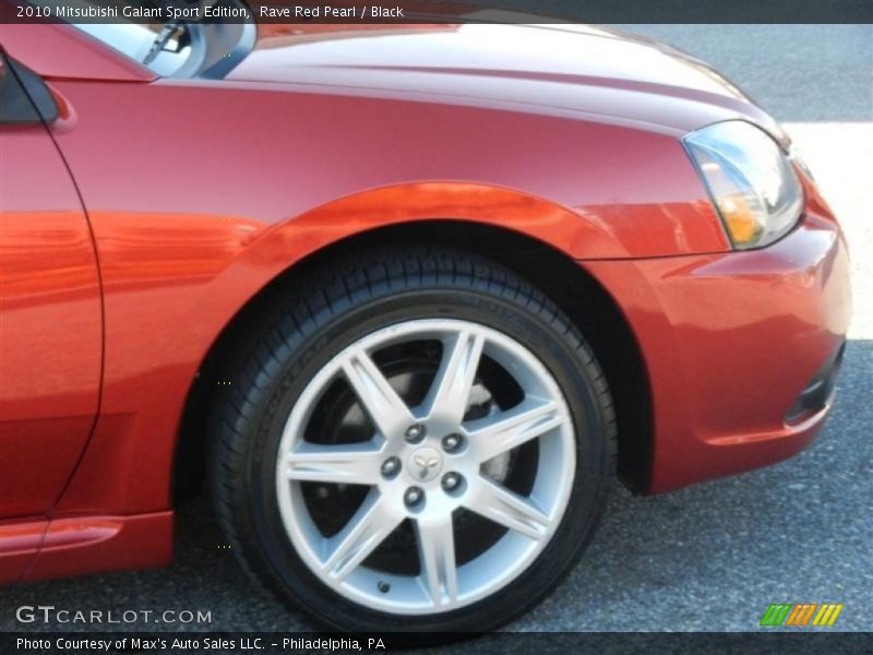 Rave Red Pearl / Black 2010 Mitsubishi Galant Sport Edition