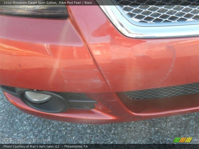 Rave Red Pearl / Black 2010 Mitsubishi Galant Sport Edition