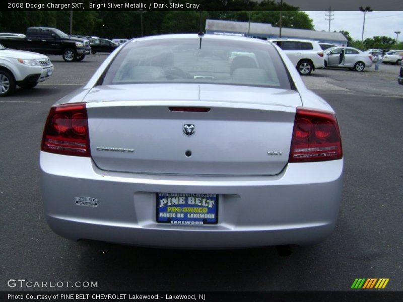 Bright Silver Metallic / Dark Slate Gray 2008 Dodge Charger SXT