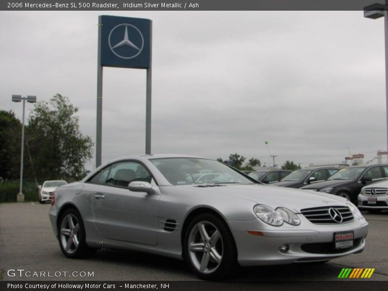Iridium Silver Metallic / Ash 2006 Mercedes-Benz SL 500 Roadster