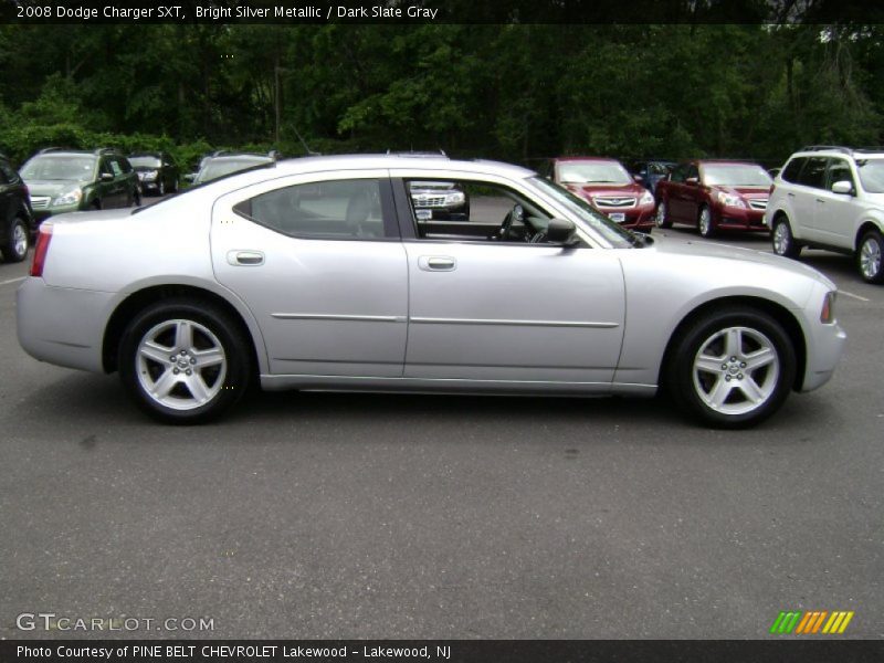 Bright Silver Metallic / Dark Slate Gray 2008 Dodge Charger SXT