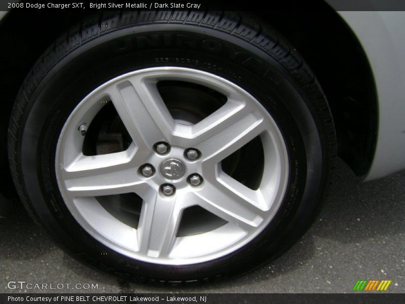 Bright Silver Metallic / Dark Slate Gray 2008 Dodge Charger SXT