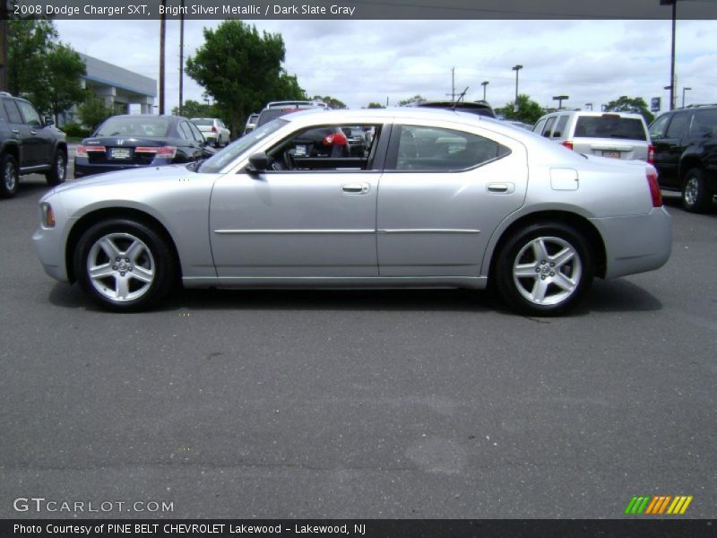 Bright Silver Metallic / Dark Slate Gray 2008 Dodge Charger SXT