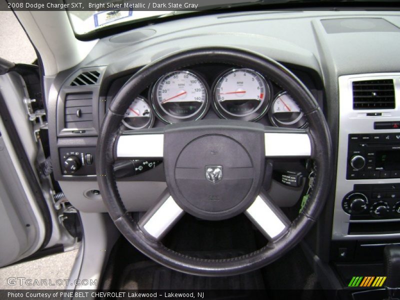 Bright Silver Metallic / Dark Slate Gray 2008 Dodge Charger SXT