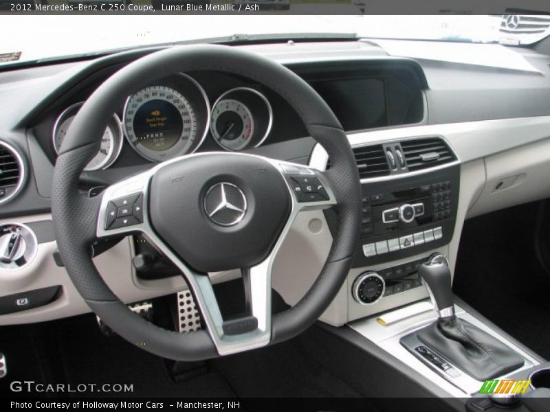 Lunar Blue Metallic / Ash 2012 Mercedes-Benz C 250 Coupe