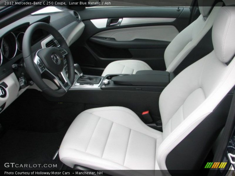 Lunar Blue Metallic / Ash 2012 Mercedes-Benz C 250 Coupe