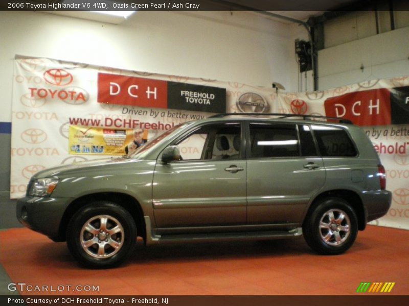 Oasis Green Pearl / Ash Gray 2006 Toyota Highlander V6 4WD