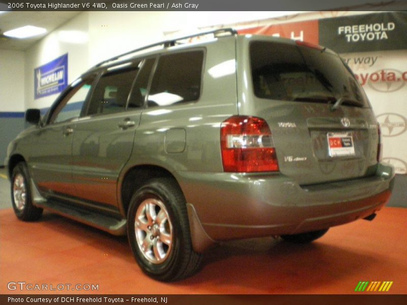 Oasis Green Pearl / Ash Gray 2006 Toyota Highlander V6 4WD
