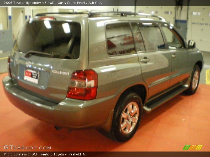Oasis Green Pearl / Ash Gray 2006 Toyota Highlander V6 4WD