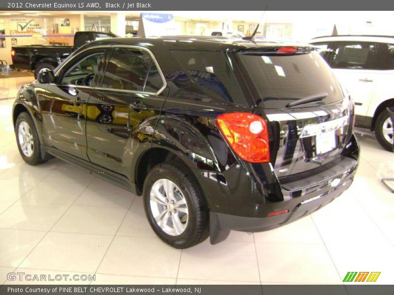Black / Jet Black 2012 Chevrolet Equinox LS AWD