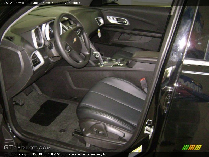 Black / Jet Black 2012 Chevrolet Equinox LS AWD