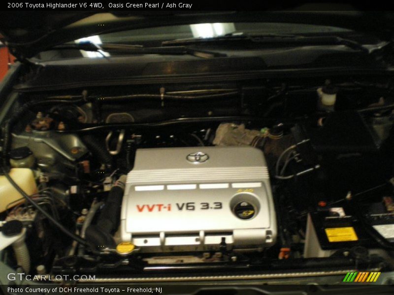 Oasis Green Pearl / Ash Gray 2006 Toyota Highlander V6 4WD