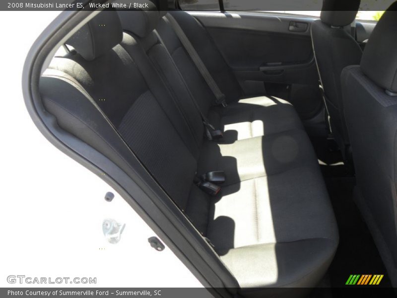 Wicked White / Black 2008 Mitsubishi Lancer ES