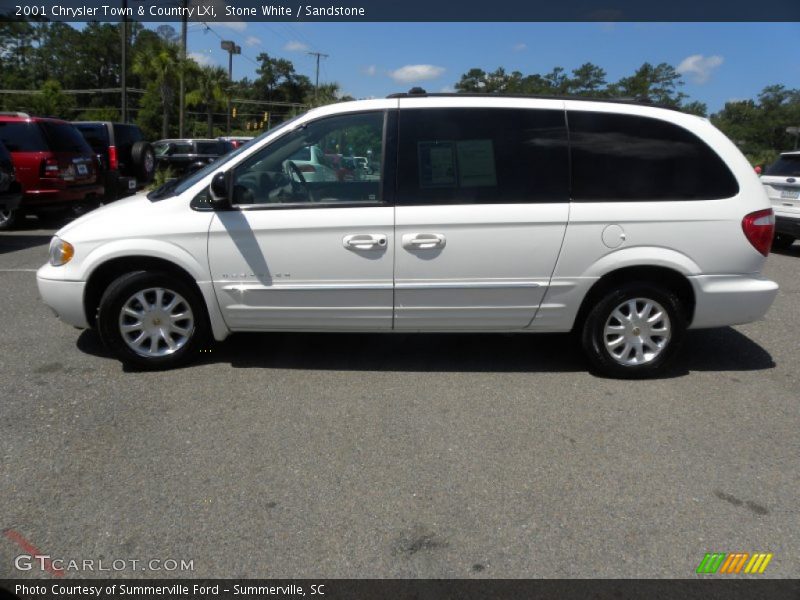 Stone White / Sandstone 2001 Chrysler Town & Country LXi