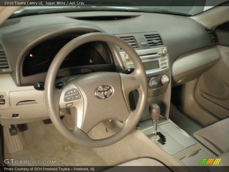 Super White / Ash Gray 2010 Toyota Camry LE