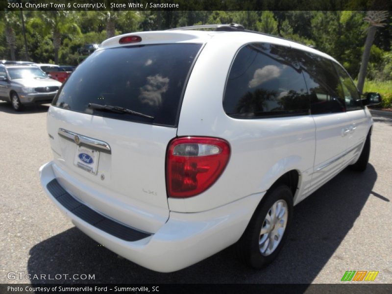 Stone White / Sandstone 2001 Chrysler Town & Country LXi