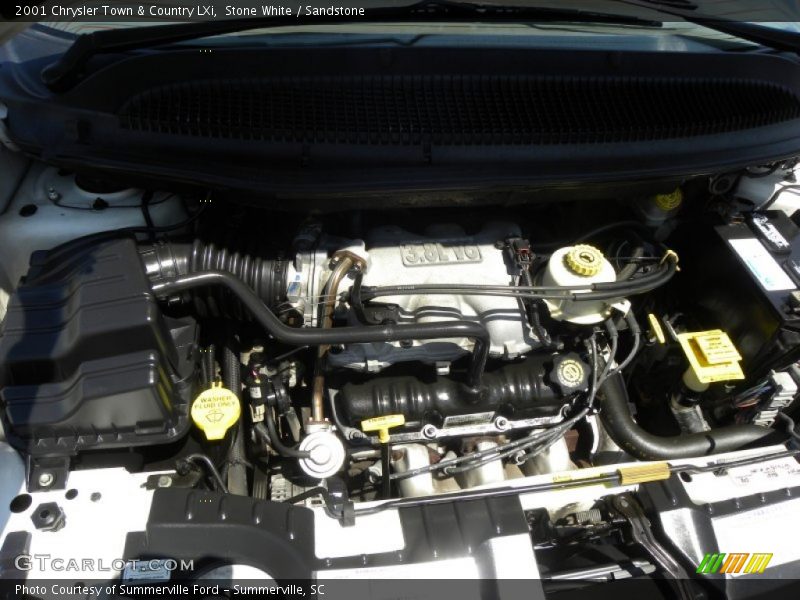 Stone White / Sandstone 2001 Chrysler Town & Country LXi