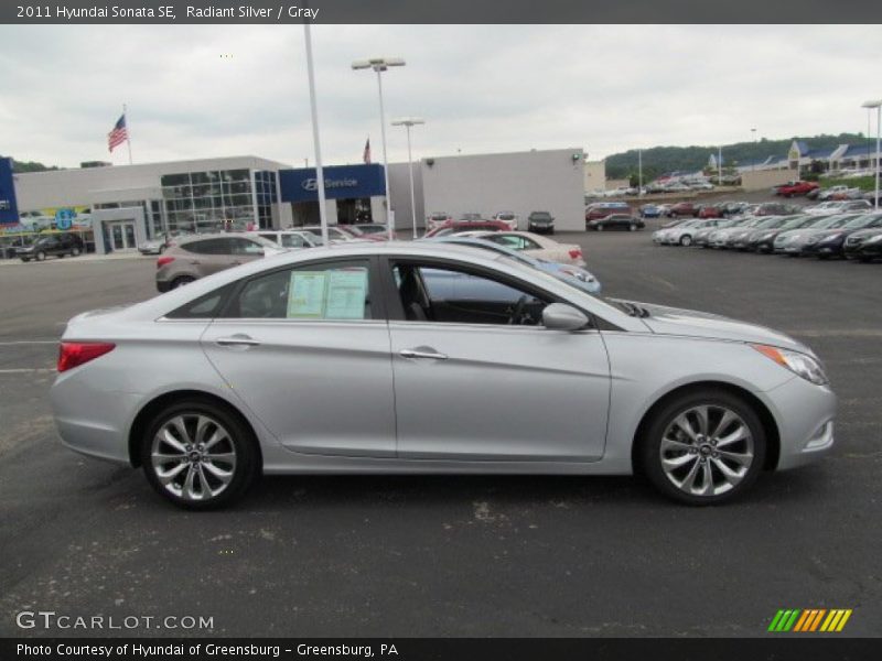 Radiant Silver / Gray 2011 Hyundai Sonata SE