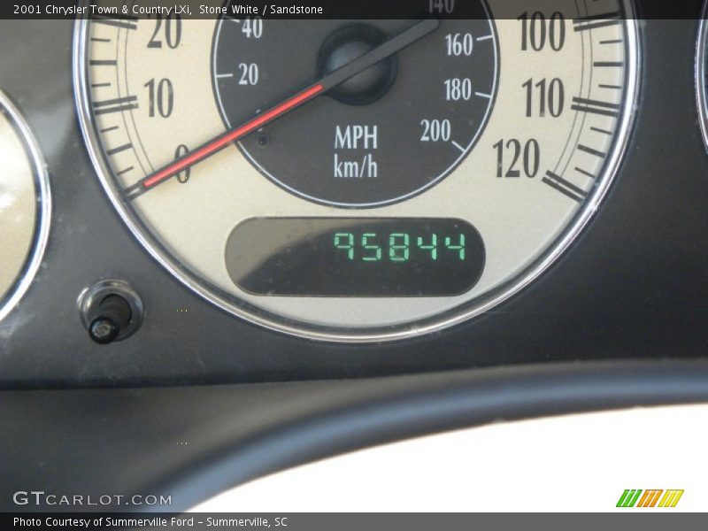 Stone White / Sandstone 2001 Chrysler Town & Country LXi