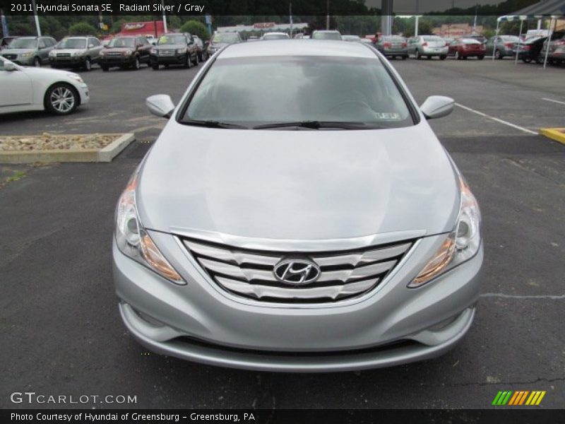 Radiant Silver / Gray 2011 Hyundai Sonata SE