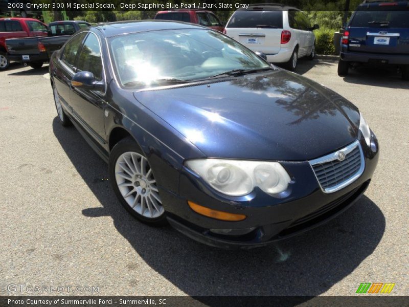 Deep Sapphire Blue Pearl / Dark Slate Gray 2003 Chrysler 300 M Special Sedan