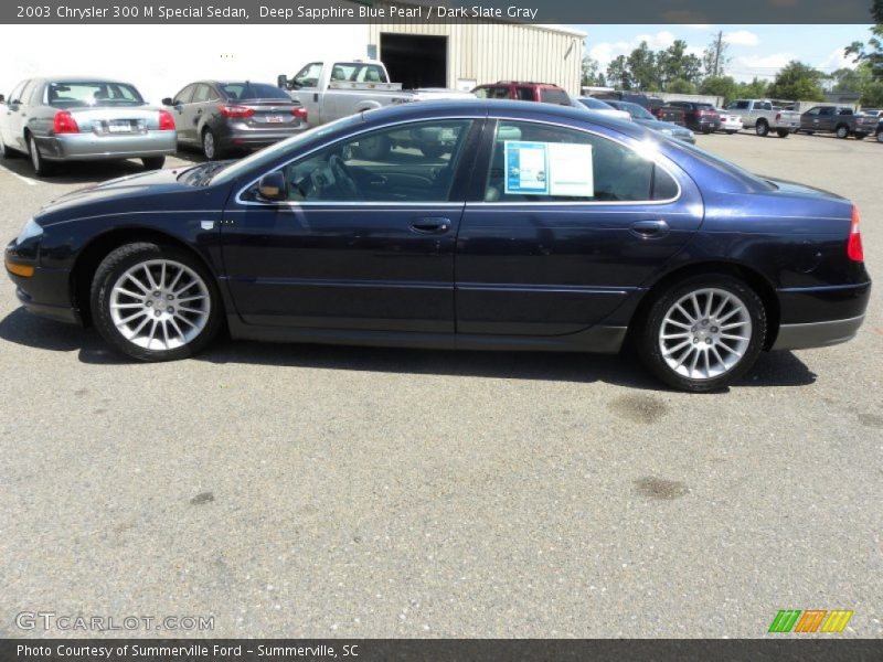 Deep Sapphire Blue Pearl / Dark Slate Gray 2003 Chrysler 300 M Special Sedan