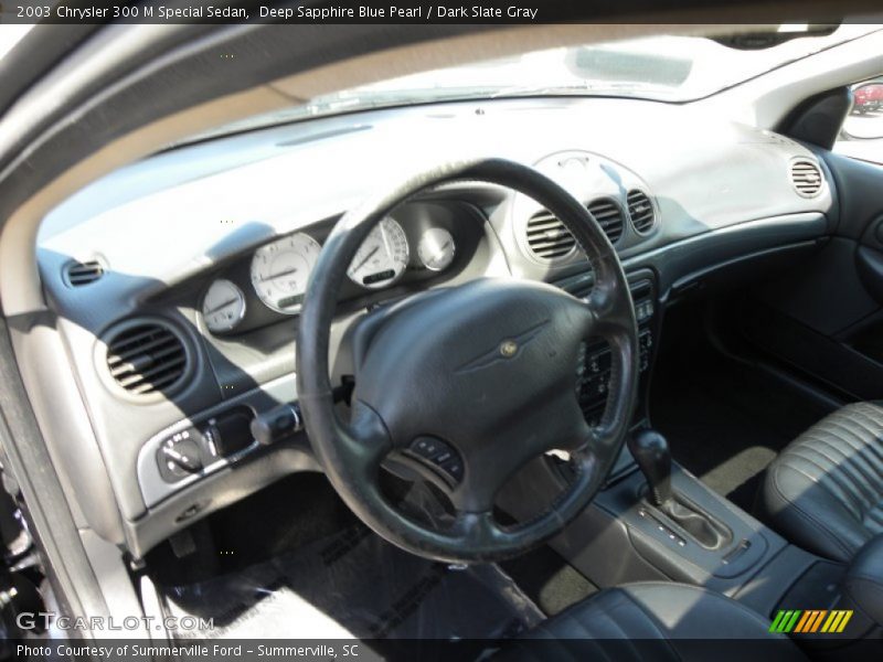 Deep Sapphire Blue Pearl / Dark Slate Gray 2003 Chrysler 300 M Special Sedan