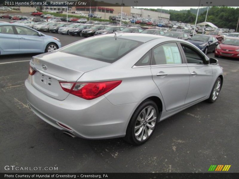 Radiant Silver / Gray 2011 Hyundai Sonata SE