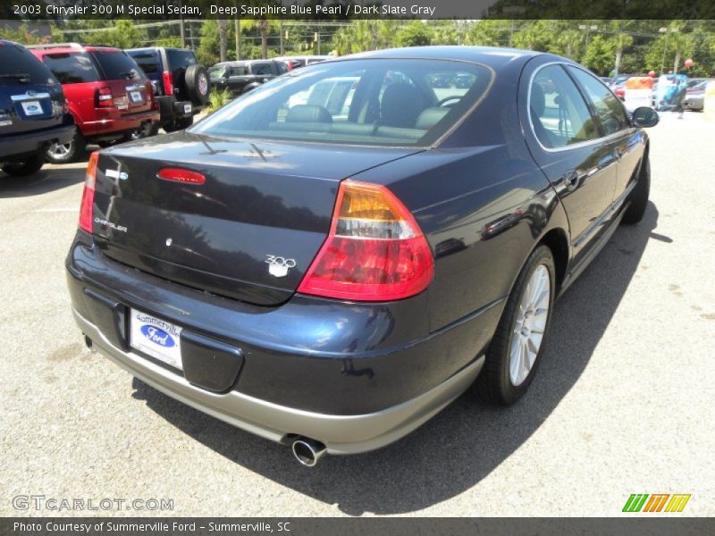 Deep Sapphire Blue Pearl / Dark Slate Gray 2003 Chrysler 300 M Special Sedan