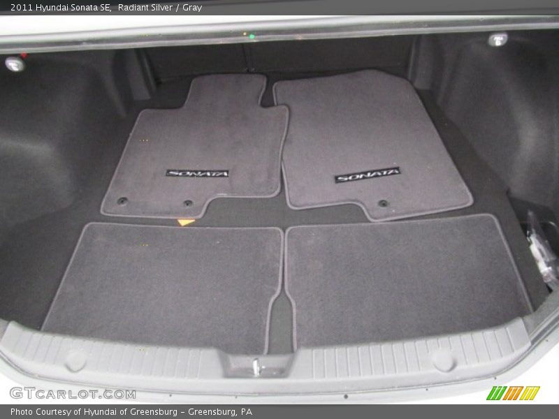 Radiant Silver / Gray 2011 Hyundai Sonata SE