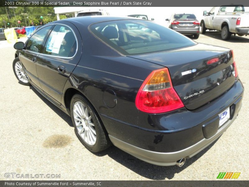 Deep Sapphire Blue Pearl / Dark Slate Gray 2003 Chrysler 300 M Special Sedan
