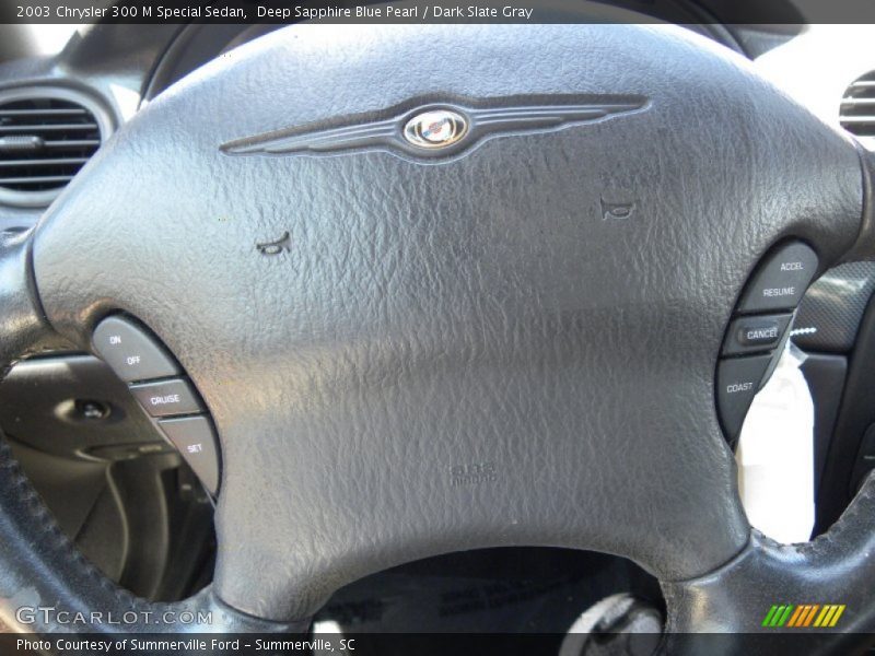 Deep Sapphire Blue Pearl / Dark Slate Gray 2003 Chrysler 300 M Special Sedan
