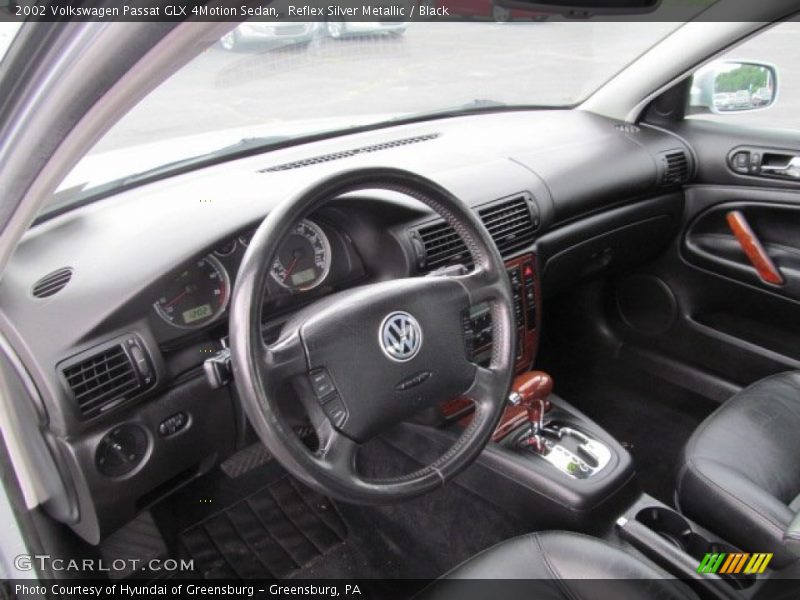 Reflex Silver Metallic / Black 2002 Volkswagen Passat GLX 4Motion Sedan