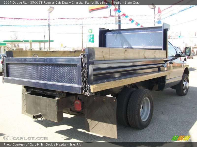 Patriot Blue Pearl / Medium Slate Gray 2007 Dodge Ram 3500 ST Regular Cab Dually Chassis