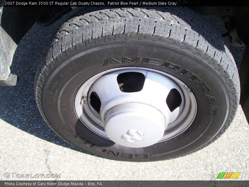 Patriot Blue Pearl / Medium Slate Gray 2007 Dodge Ram 3500 ST Regular Cab Dually Chassis