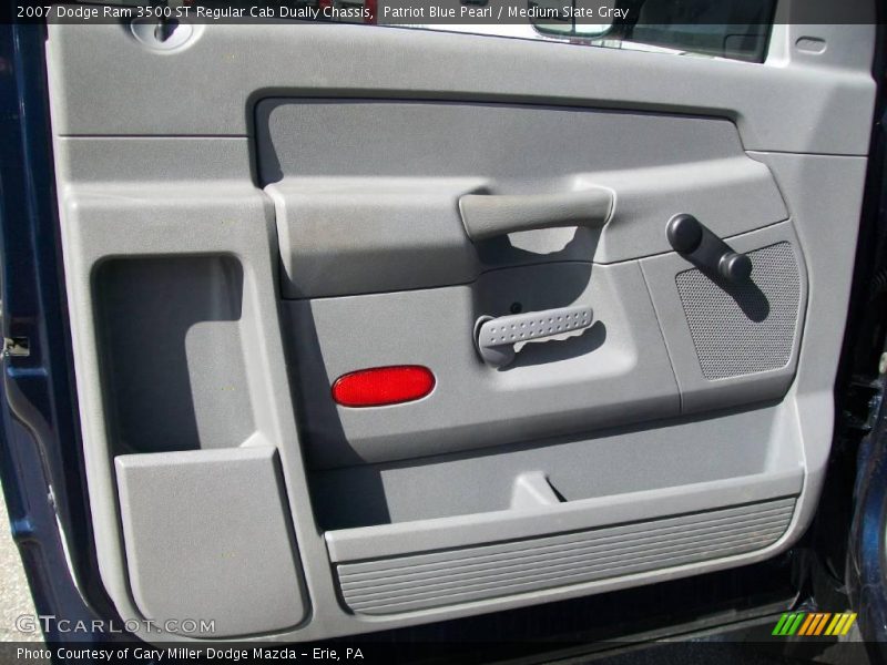 Patriot Blue Pearl / Medium Slate Gray 2007 Dodge Ram 3500 ST Regular Cab Dually Chassis