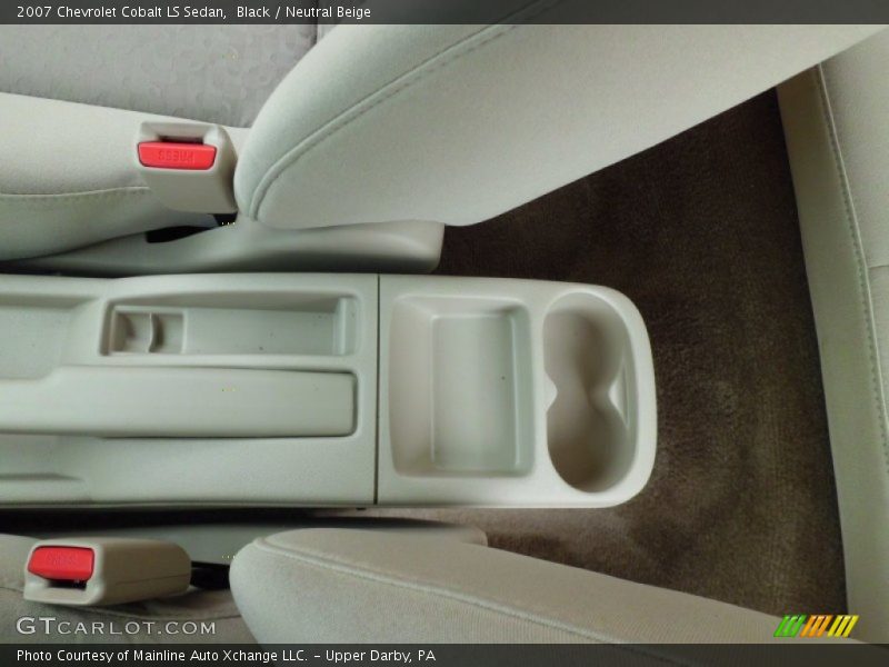 Black / Neutral Beige 2007 Chevrolet Cobalt LS Sedan