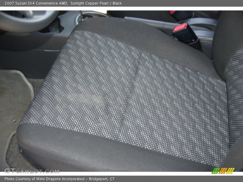 Sunlight Copper Pearl / Black 2007 Suzuki SX4 Convenience AWD