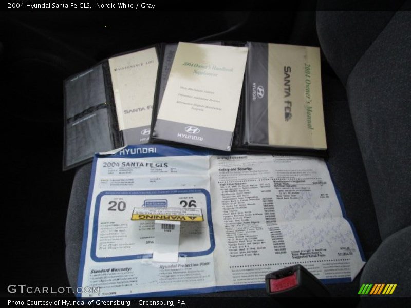 Books/Manuals of 2004 Santa Fe GLS