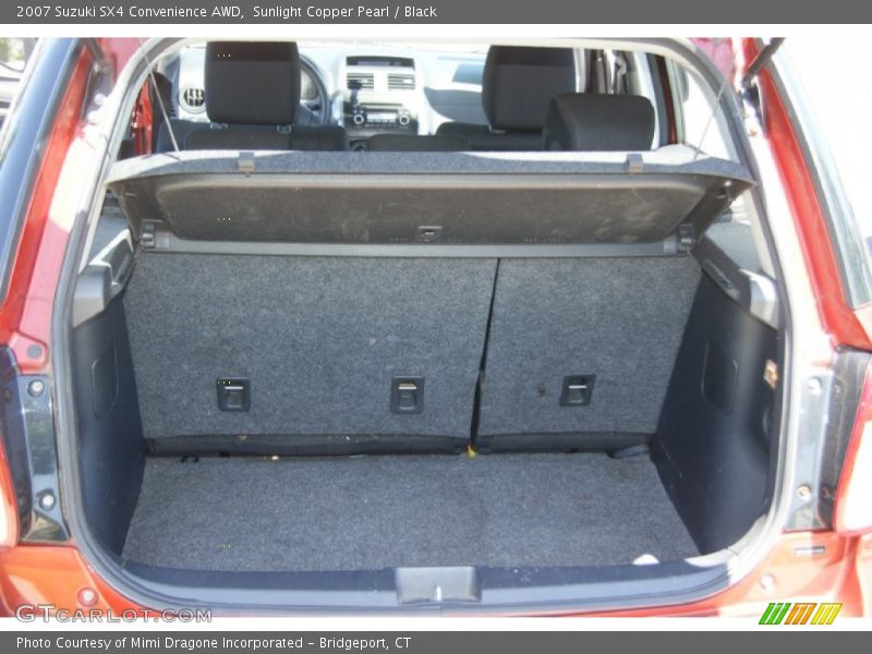 Sunlight Copper Pearl / Black 2007 Suzuki SX4 Convenience AWD