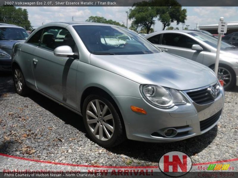 Silver Essence Metallic / Titan Black 2007 Volkswagen Eos 2.0T