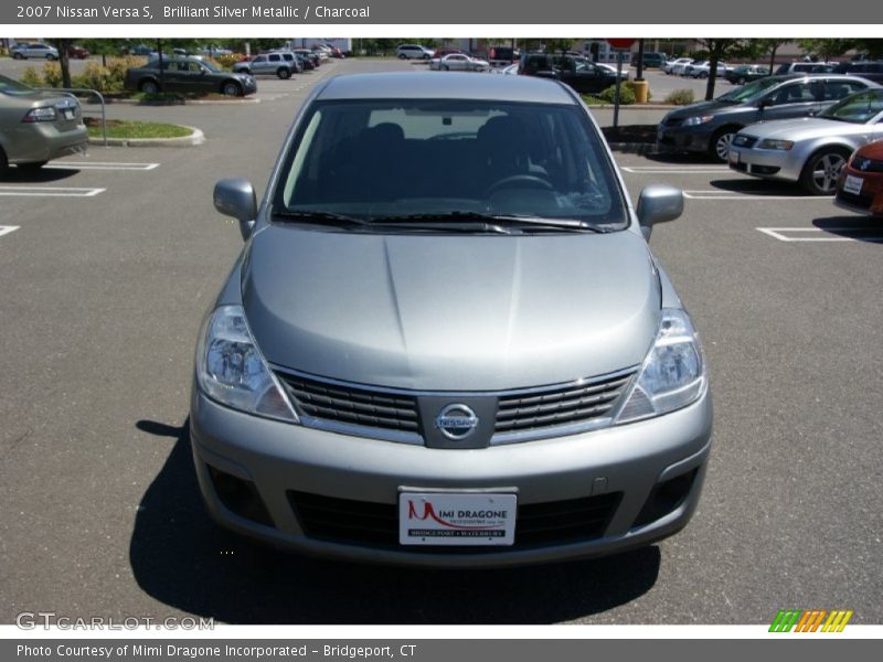 Brilliant Silver Metallic / Charcoal 2007 Nissan Versa S