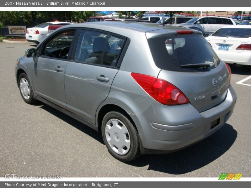 Brilliant Silver Metallic / Charcoal 2007 Nissan Versa S