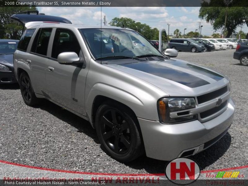 Silverstone Metallic / Ebony 2008 Chevrolet TrailBlazer SS