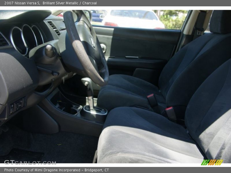 Brilliant Silver Metallic / Charcoal 2007 Nissan Versa S