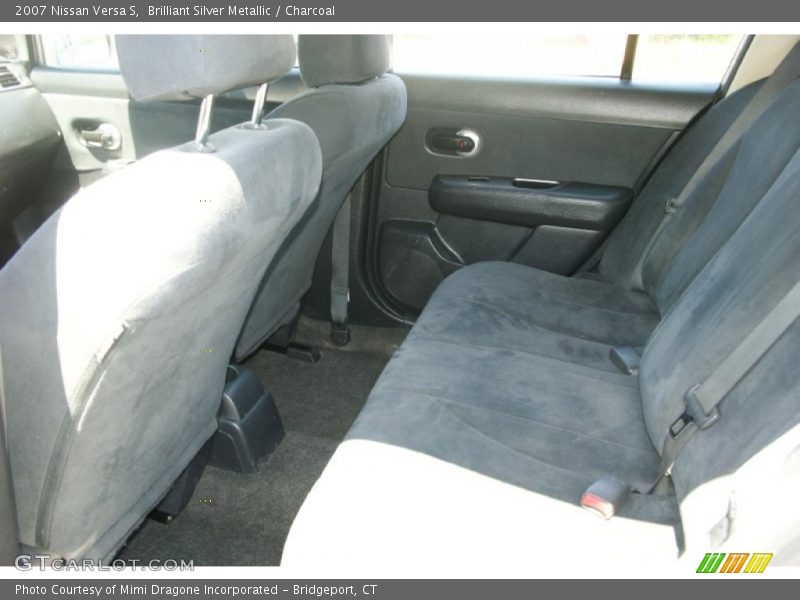 Brilliant Silver Metallic / Charcoal 2007 Nissan Versa S