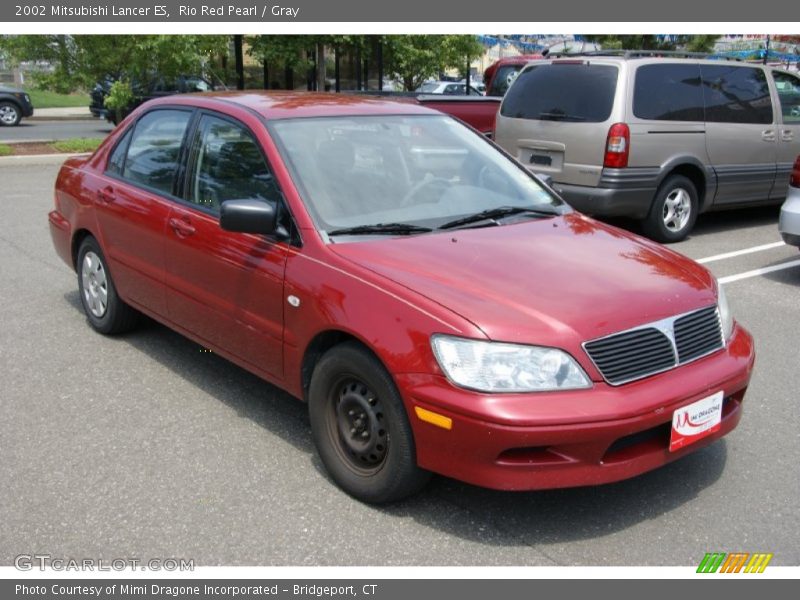 Rio Red Pearl / Gray 2002 Mitsubishi Lancer ES