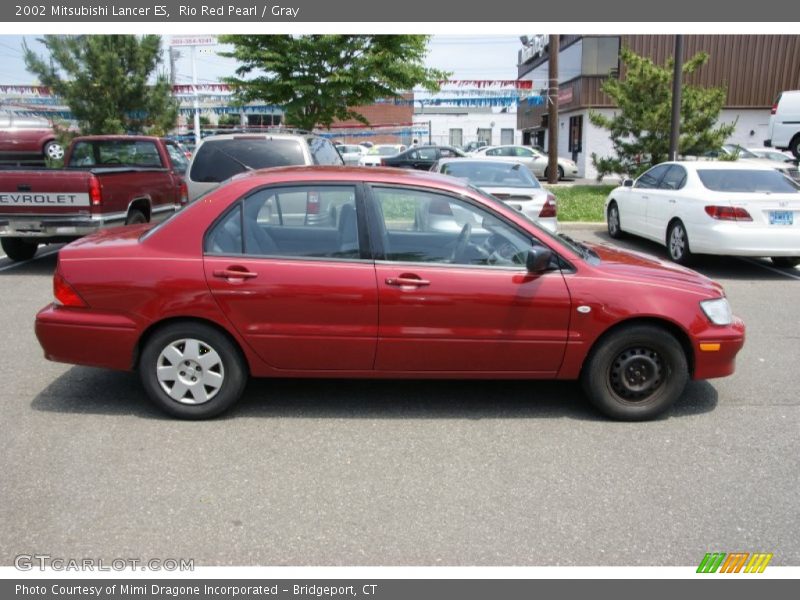 Rio Red Pearl / Gray 2002 Mitsubishi Lancer ES