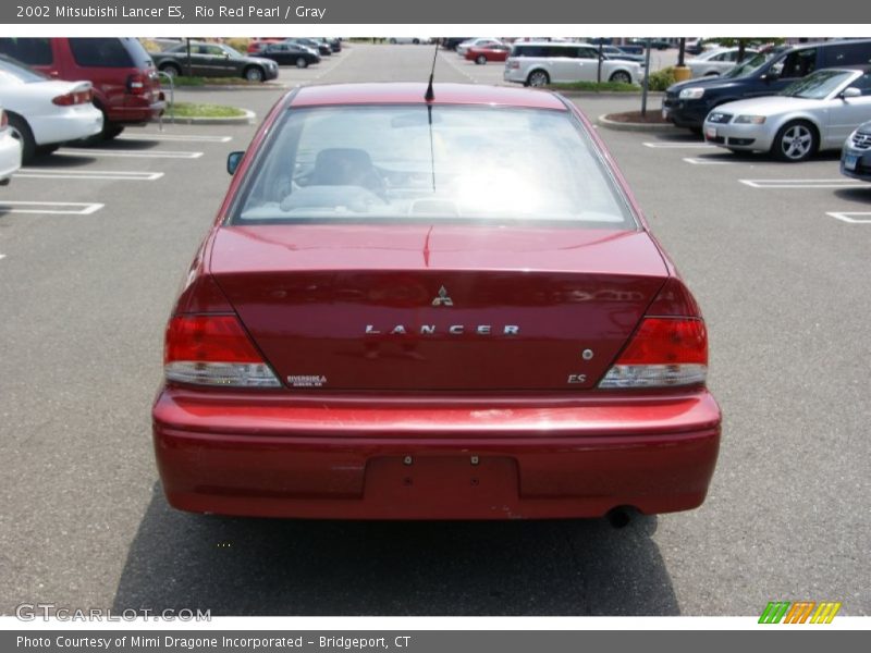 Rio Red Pearl / Gray 2002 Mitsubishi Lancer ES