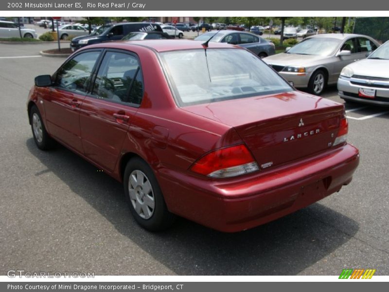 Rio Red Pearl / Gray 2002 Mitsubishi Lancer ES
